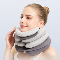 Attelle de soutien cervical gonflable Tech Love pour soulager les douleurs au cou, décompression de la colonne vertébrale et relaxation musculaire
