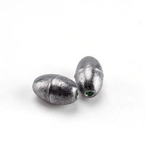 Aohu Premium Fishing Sinker 30G 40G Olive Shape Lead Sinkers For Casting <b>Rods</b> Environmental - Product Image 3