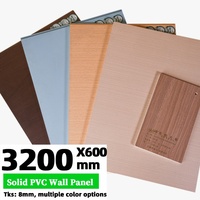 Panel de Pared de PVC Sólido Moderno, Impermeable, Personalizado OEM ODM, Instalación con Sistema de Clic, Ignífugo, Acústico, para Escuelas, Garantía de 5 Años, para el Hogar