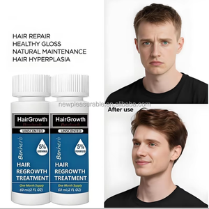 Huile de croissance capillaire bio nourrissante et protectrice de couleur 2026, solution de <span class=keywords><strong>repousse</strong></span> 5%, flacon plastique 60ml, kit 6-en-1 unisexe - Product Image 6