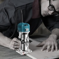 Fresadora Eléctrica de 800W para Madera, Herramienta de Carpintería para Manualidades y Bricolaje