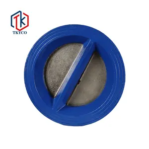 Iron Check Valve Taike China Manufacturer Cast Iron Cast Steel Stainless Steel Wafer Non Return Butterfly Check Valve Price