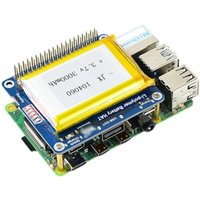 Raspberry Pi Generasi ke-4 B Raspberry Pi 3B+ Baterai Lithium UPS Papan Ekspansi Pengisian Daya 5V Papan Pengisian Daya Portabel