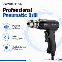 Perceuse pneumatique professionnelle compacte 1800 tr/min, mandrin 3/8'', OEM RUIYI pour atelier de réparation de carrosserie automobile, service R-7018