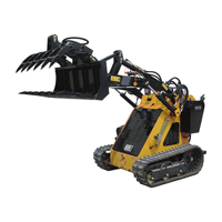 China Mini Kompakt lader Perkins EPA Motor Front Bagger lader Anbau gerät Raupen lader Beweglicher Typ Inklusive Motor pumpe zum Verkauf