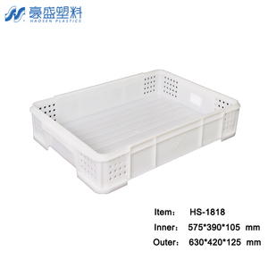 High Quality Food Grade Safe Non-Toxic Pastry <strong>Basket</strong> PP+COPP Plastic <strong>Stackable</strong> <strong>Collapsible</strong> and Recyclable Mesh Style - Product Image 3