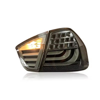 Nouveaux feux arrière LED JY pour Série 3 E90 2005-2008, style LCI, lentille transparente, clignotants séquentiels, montage Plug & Play, 6000K