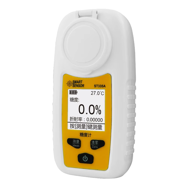 Factory Direct Sales High Quality Digital Refractometer Sugar Meter Brix Range 0~35% Accuracy 0.2% Model ST335A 1-Year Warranty