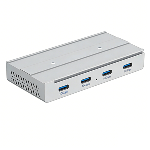 JHB003S HUB Magnético <span class=keywords><strong>USB</strong></span> 3.0 de 4 Puertos, Aleación de Aluminio, Tipo-C 3.2 en Existencia, HUB Multifunción Tipo-C - Product Image 1