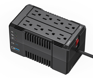 Gran oferta US AVR 300/500/600W <span class=keywords><strong>regulador</strong></span> <span class=keywords><strong>de</strong></span> <span class=keywords><strong>voltaje</strong></span> 1000/1200VA Protector contra sobretensiones tira <span class=keywords><strong>de</strong></span> alimentación estabilizador <span class=keywords><strong>de</strong></span> <span class=keywords><strong>voltaje</strong></span> automático 1M cable <span class=keywords><strong>de</strong></span> extensión - Product Image 3