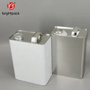 0.5L -5L F-style Paint Cans Oblong Metal Cans