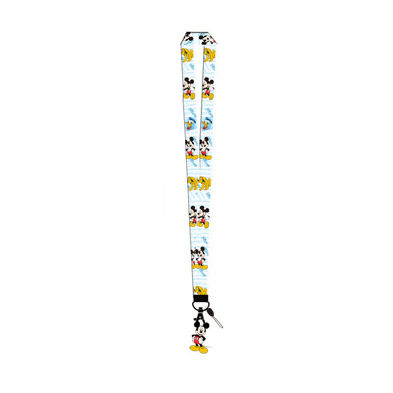 High Quality Cartoon Cute Mickey Minnie Lanyard Printing Logo Anti-Lost Lanyards Phone Card Neck Strap Accessories Wholesale Image 3