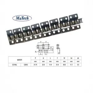 China MaTech Factory Custom Good Quality Stainless Steel Conveyor Chain