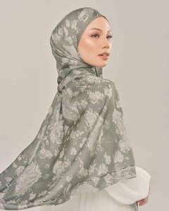 Impression Modal Respirant Doux Plissé Coton Rayonne Viscose Tissé Modal Musulman Femmes Châle Hijab Pas encore de commentaires 4 Vendus - Product Image 4