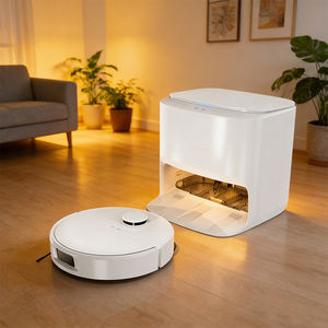 Self-Cleaning V9 Smart Robot Vacuum Cleaner 4000PA Sweeping Laser Navigator <b>Mapping</b> 180Mins Runtime Auto Mop Washing and Drying - Product Image 1