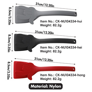 Vente chaude 2 en 1 pinces de cuisson accessoires de <span class=keywords><strong>cuisine</strong></span> spatule à Steak pinces à frire pour <span class=keywords><strong>cuisine</strong></span> cuisson poisson crêpe spatule - Product Image 2