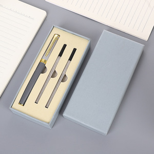 Juego de regalo de bolígrafo de negocios personalizado de gama alta con logotipo impreso de seda de metal <span class=keywords><strong>para</strong></span> vacaciones, graduación y Día <span class=keywords><strong>del</strong></span> Maestro - Product Image 2
