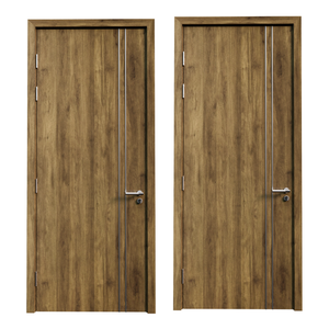 Porte intérieure en PVC de conception moderne, sans pollution, respectueuse de l'environnement, imperméable, épaisseur 40 mm, ISO 9001:2015 Pima - Product Image 1