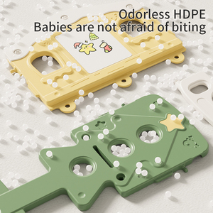 Bộ đồ chơi nhà trượt Giáng sinh Feelkids, đồ chơi trẻ em, nhà chơi, phòng chơi, sân chơi trẻ em, thiết bị trong nhà, bộ xích đu và cầu trượt bằng nhựa - Product Image 5