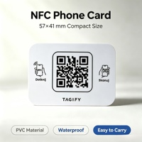 213 Étiquette NFC anti-métal programmable 57x41mm