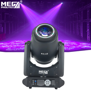150W Weiße LED Beam <span class=keywords><strong>Spot</strong></span> Moving Head Lichtanlage mit Zoom 3-40, 4-Facetten-Prisma, 7 Rotierenden Gobos, Bühnen-DJ Professionelle Beleuchtung - Product Image 3