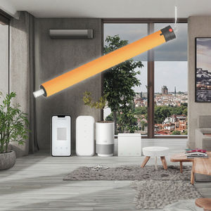 Stores enrouleurs métalliques électriques AC de luxe à moteur tubulaire moderne personnalisés pour fenêtre française - Product Image 1