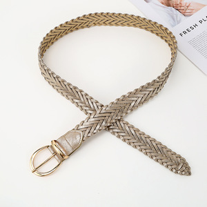 <span class=keywords><strong>Ceinture</strong></span> personnalisée pour <span class=keywords><strong>femme</strong></span> JULUN - Boucle en alliage gravée sur mesure, <span class=keywords><strong>tressée</strong></span>, pour robes et jeans, vente en gros - Product Image 3