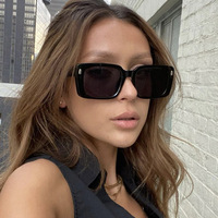 DL Lunettes nouveauté rétro rectangle lunettes de soleil en gros bas prix livraison directe ongles personnalisables gafas de sol 2024