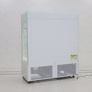 ויטרינה מוארת LED, ארון זכוכית עומד, פתיחה קדמית בזווית ישרה, ארון תצוגה מקורר לחנות, לתצוגת עוגות - Product Image 4