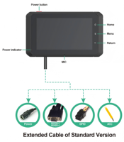 Tableta Android Resistente de 5 Pulgadas, Qualcomm Quad Core, 4G LTE, Wi-Fi, GPS, RS232, RS485, GPIO, Nueva Terminal para Gestión de Flotas de Vehículos