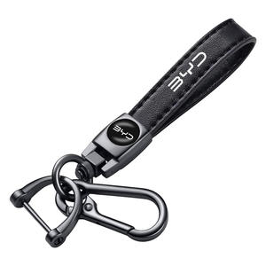 <span class=keywords><strong>Porte</strong></span>-clés de voiture en cuir véritable pour hommes et femmes, cadeau familial, accessoires pour <span class=keywords><strong>porte</strong></span>-clés - Product Image 3