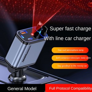 Starry Ambient <b>Light</b> with <b>USB</b> Charging Ports Decorative LED <b>Night</b> <b>Light</b> & Dual-Port Fast Charging Bedroom Desk Car Gift - Product Image 5