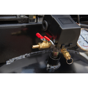 5-HP 60-Gallon Vertical ASME Stationary 16CFM145PSI 220V 1-Phase One-Stage <b>Industrial</b> <b>Compressor</b> - Product Image 3