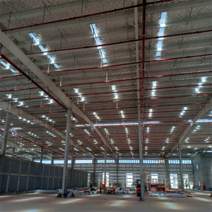 โรงงานผลิตโครงสร้างเหล็กต้นทุนต่ำ โกดังเก็บของ อาคารโลหะสำเร็จรูป ห้างสรรพสินค้าสำเร็จรูป - Product Image 4