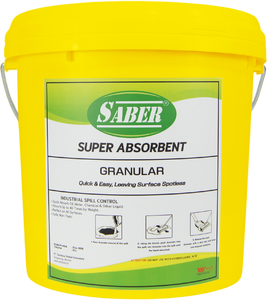SABER Granular de Grado Industrial, Super Absorbente, 10 Litros, Absorbente Granular de Sílice Volcánica para una Limpieza Rápida del Suelo de la Tienda - Product Image 3