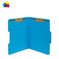 50 Pack 1/3 reforzado ficha carpeta Durable 2 puntas colores surtidos de fijación