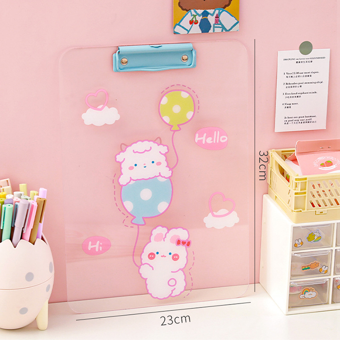 acrylic clipboards5-Clip color random