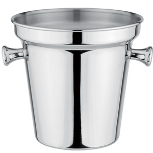Seau à boissons en argent plaqué avec couvercle et poignée pivotante pour hôtel, bar, seau à glace - Product Image 5