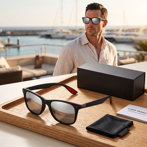 <span class=keywords><strong>Gafas</strong></span> <span class=keywords><strong>de</strong></span> <span class=keywords><strong>Sol</strong></span> Personalizadas UV400 2026, Nuevo Estilo, <span class=keywords><strong>Polarizadas</strong></span>, con Logotipo Impreso, Marco Negro TR90, <span class=keywords><strong>Gafas</strong></span> <span class=keywords><strong>de</strong></span> <span class=keywords><strong>Sol</strong></span> Promocionales para Hombre y <span class=keywords><strong>Mujer</strong></span> - Product Image 1