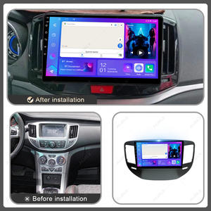 9 pouces tableau de bord Fascia panneau Installation plaque d'habillage UV noir voiture DVD cadre en plastique pour 2015-2018 CHERY COWIN E3 ARRIZO3 C3 <span class=keywords><strong>C3r</strong></span> - Product Image 3