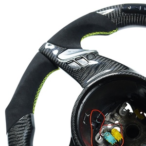 Volante de Fibra de Carbono de Alto Rendimiento con Pantalla LED para Porsche 911.2 971 959 718 para <span class=keywords><strong>Macan</strong></span> 9Y0, Volante de Carreras - Product Image 6