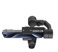 Stabilisateur portable 3 axes S6 avec contrôle intelligent par application, suivi IA du visage, anti-tremblement pour diffusion en direct et prise de vue vidéo sur smartphone