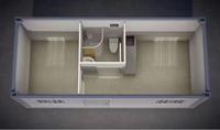 Expédition immédiate : Maison conteneur modulaire préfabriquée écologique à double étage de 40 pieds, design contemporain en kit pour usage villa