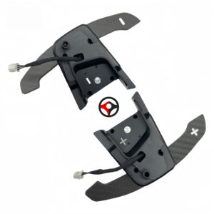 Pour VW GOLF7 GTI magnétique véritable fibre de carbone volant palettes de changement de vitesse remplacement étendu manette de vitesse ramasse haut/bas changement de vitesse - Product Image 1