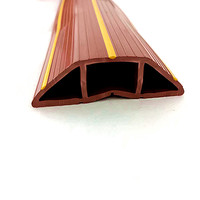 Protecteur de câble souple en PVC pour sol, protection de câble intérieur, protection de cordon au sol