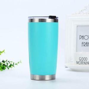 20oz Double Wall Stainless Steel Tumbler Vacuum Insulated <b>Cup</b> with <b>Lid</b> <b>Straw</b> Laser Engraved Custom Logo - Product Image 2