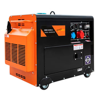 Générateur diesel silencieux à châssis ouvert CITY LION EM1200DE 5-10kW 5-10kVA, démarrage à distance, démarrage automatique, ATS, triphasé, 50 Hz