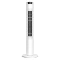 Ventilateur de climatisation intelligent portable à prix d'usine, 3 vitesses, oscillation à 70 degrés, 32 pouces, pour hôtel et usage domestique