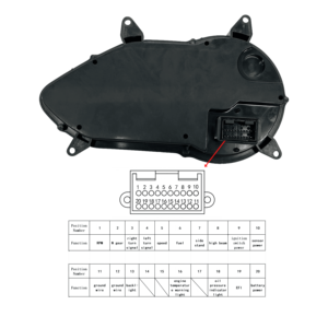 Accesorios para motocicletas velocímetro multifuncional e impermeable odómetro de moto compatible con Bajaj Pulsar 180 - Product Image 4