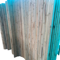 Rollos de esgrima de bambú ecológicos, 220cm X 240cm para bordes de jardín, uso agrícola, decoración de cama de suelo, materias primas de bambú duraderas